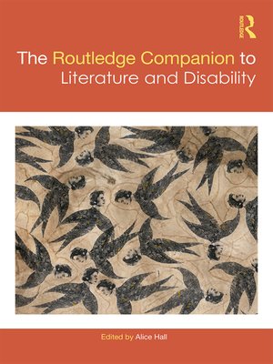 cover image of The Routledge Companion to Literature and Disability